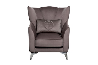 Кресло Siena велюр коричнвый Colt1012-ROSKOR 17 83*82*93см