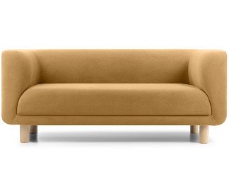 Кушетка Венето Velvet Mustard