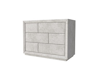 Комод Verda Modern (Ткань: Флок Dania Тауп) 48x106