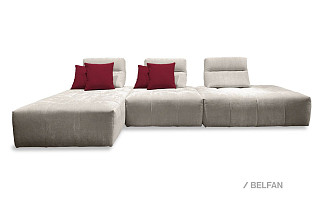 "Apollo New" диван индивидуальной модификации; нераскл.; 11L+10+08; Pushe 04+Tiffany 32+Tiffany 32 (гр. 1/МТХ)