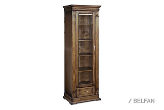Шкаф для книг "Верди Люкс 1/1"; левый; венге