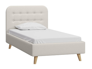 Кровать Динс 120 Букле Молочный