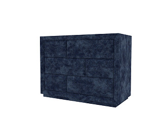 Комод Verda Modern (Ткань: Микрошенилл Rialto Сапфир) 48x106