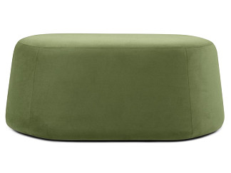 Пуф Керли-3 Велюр Оливковый
