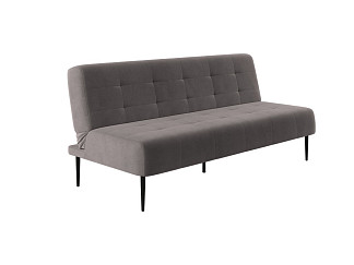 Орматек Диван-кровать Monaco без подлокотников (Ткань: Велюр Barkhat 14 Коричневый) 111x186