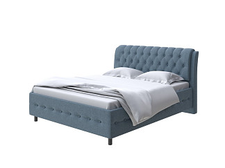 Кровать Como (Veda) 4 с ПМ + Матрас Orto Comfort Middle (Ткань: Шенилл Piano 13 Морская гладь) 200x200