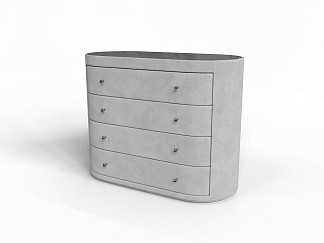 Комод Verda Classic (Ткань: Микровелюр Laska 05 Утренний туман) 53x106