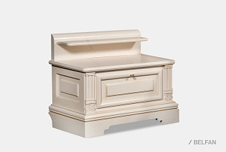 Тумба прикроватная "Престиж"; ГМ 5983; крем с патиной