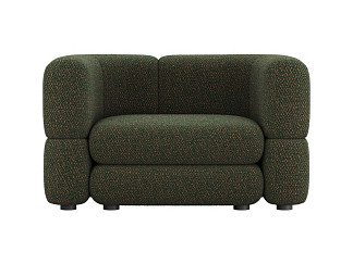 Кресло Брера Bucle Green