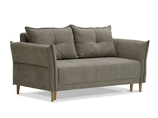 Орматек Диван-кровать Монти mini Middle (Ткань: Букле Soul 292 Древесный) 141x190