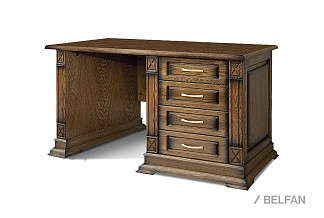 Стол письменный "Верди Люкс 9"; тумба справа; венге