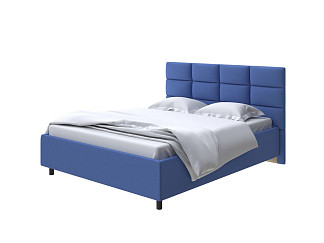 Кровать Como (Veda) 8 с ПМ + Матрас Dream Zone (Ткань: Велюр Scandi Cotton 23 Кобальт) 180x200