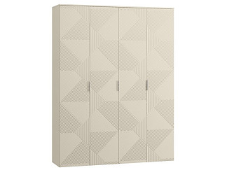 Распашной шкаф Шелтон 4-183x240 Светло-бежевый