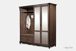 Шкаф комбинированный "Алези 22з"; левый; табак