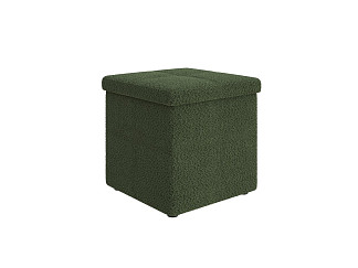 Пуфик Орматек Пуф OrmaSoft 2 одноместный (Букле Soul 618 Лесной мох) 42x42
