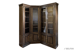 Набор мебели для библиотеки "Верди Люкс 2"; левый; венге