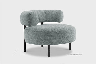 "Odri" кресло; нераскл.; 12; черный; Persona 10 (гр. 3/НФ)