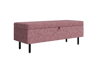 Пуфик Орматек Банкетка Sofix (Рогожка Levis 62 Розовый) 122x46
