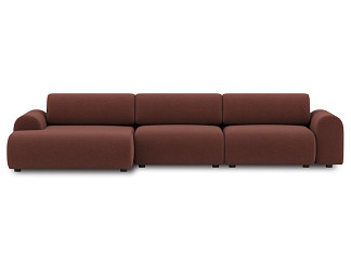 Диван модульный Маиль-3 Textile Marsala