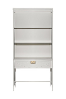 151SV-000022 Шкаф-витрина открытый широкий с консолью с 1-м ящиком