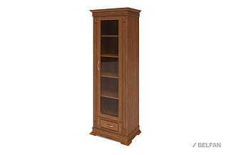 Шкаф для книг "Верди Люкс 1/1"; правый; черешня