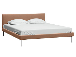 Кровать Амьен 180 Barhat Caramel