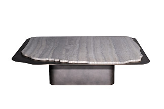 58DB-24056 Стол журнальный Travertine 120*120*29см