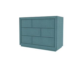 Комод Verda Modern (Ткань: Микровелюр Marino 21 Изумрудный) 48x106
