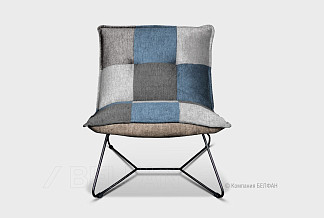 "Чарли" стул; нераскл.; металл черный; Aston 14 + Aston 12 + Aston17 (гр. 1)