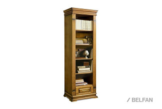 Стеллаж "Верди Люкс 1"; дуб рустикаль с патиной