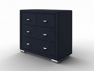 Комод Орматек OrmaSoft 2/4 (Ткань: Микровелюр Laska 32 Синий кит) 92x48