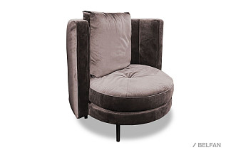 "Vito" кресло; нераскл.; 12; черный; Paddington 06(гр.2/МТХ)