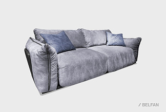 "Ферре" диван 3-х местный; нераскл.; 32; Helena 20+Helena 21+Alfa 2303-09 (гр. 2/МТХ+БК)