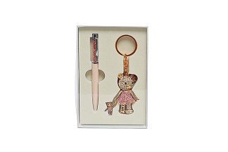 PK0452 Подарочный набор (ручка, брелок) 5*2,5*13,8
