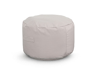 Пуфик Орматек Пуф Соня (Бязь Панама Песко светлый серый) 68x40