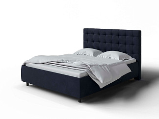 Кровать Орматек Scarlett с подъёмным механизмом (Велюр Laska 32 Синий кит) 200x220