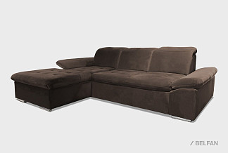 "Престон" диван с оттоманкой; раскл.; 8ML2MR; "Дельфин" (1940х1360); 80(1) (гр.1)