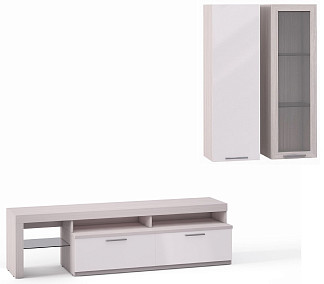Тумба ТВА с подставкой, 2ящ. левая+2HB6 Rimini Ice