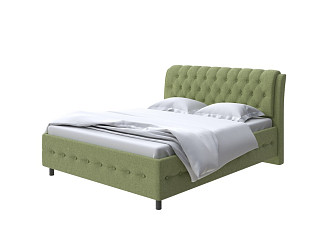 Кровать Como (Veda) 4 с ПМ + Матрас Orto Comfort Middle (Ткань: Рогожка Firmino Авокадо) 200x190