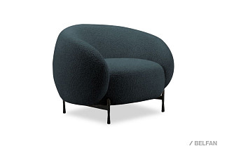 "Cloud" кресло; нераскл.; 12; металл черный; Pushe 08  (гр. 1/МТХ)