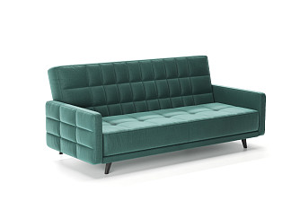 Орматек Диван-кровать Оливер (Ткань: Велюр Omega 61 Зеленый) 112x187