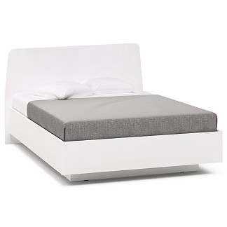 Кровать 1,5сп. с п/м (1400) д/матр.20-45кг Soho белая