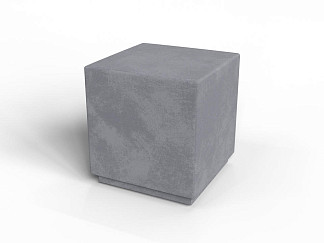 Пуфик Verda Пуф Modern (Ткань: Микровелюр Laska 06 Серый мох) 41x41