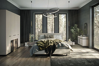 Спальный гарнитур Милагро 1 (6 элементов)