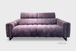 "Genesi" диван 2-х модульный; раскл.; 1EL+1ER; Реклайнер; Genezis Lilac (гр.Т4/АРБ)