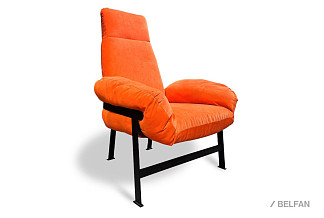 Кресло "Джаггер"; нераскл.; черный; Velvet Lux 87 (СЗМ/гр. 1)