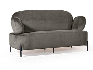 Орматек с металлическими опорами Dream (Ткань: Велюр Barkhat 14 Коричневый) 73x152