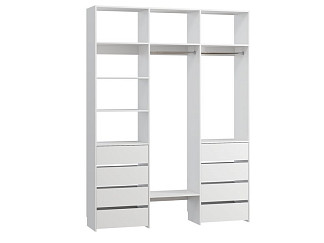 Модуль для гардероба Хелен-3.4-180-240 White