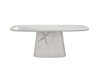45EX-DT185 Стол обеденный "Уэльс" мраморный 200х100х76 см