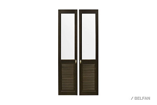 Комплект дверей к стеллажу "Рауна-20"; колониал